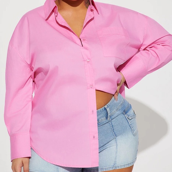 Light Pink Poplin Shirt - Picture 1 of 2